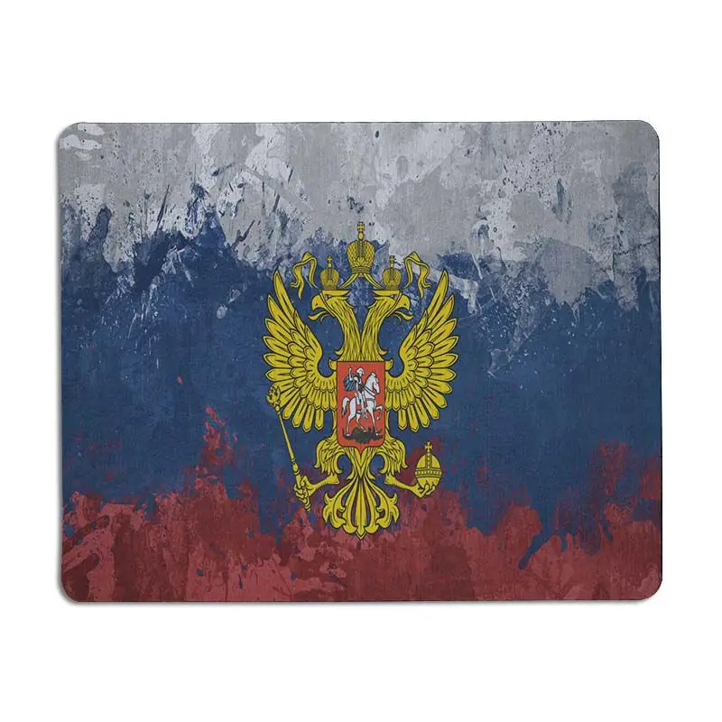 MaiYaCa российский флаг красивый коврик для мышки в стиле аниме Размеры 25X29cm игровые