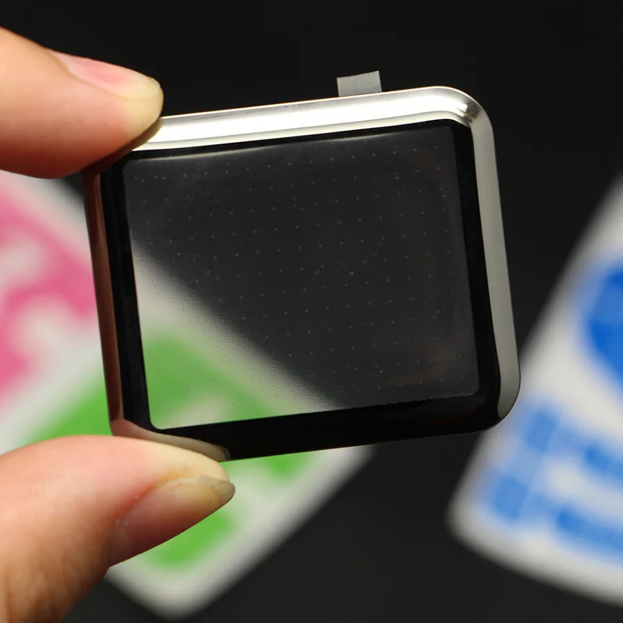 Стекло 3D для Apple Watch Series 7 6 5 4 3 2 1 полное покрытие Защита экрана 38 мм 42 40 44 SE |