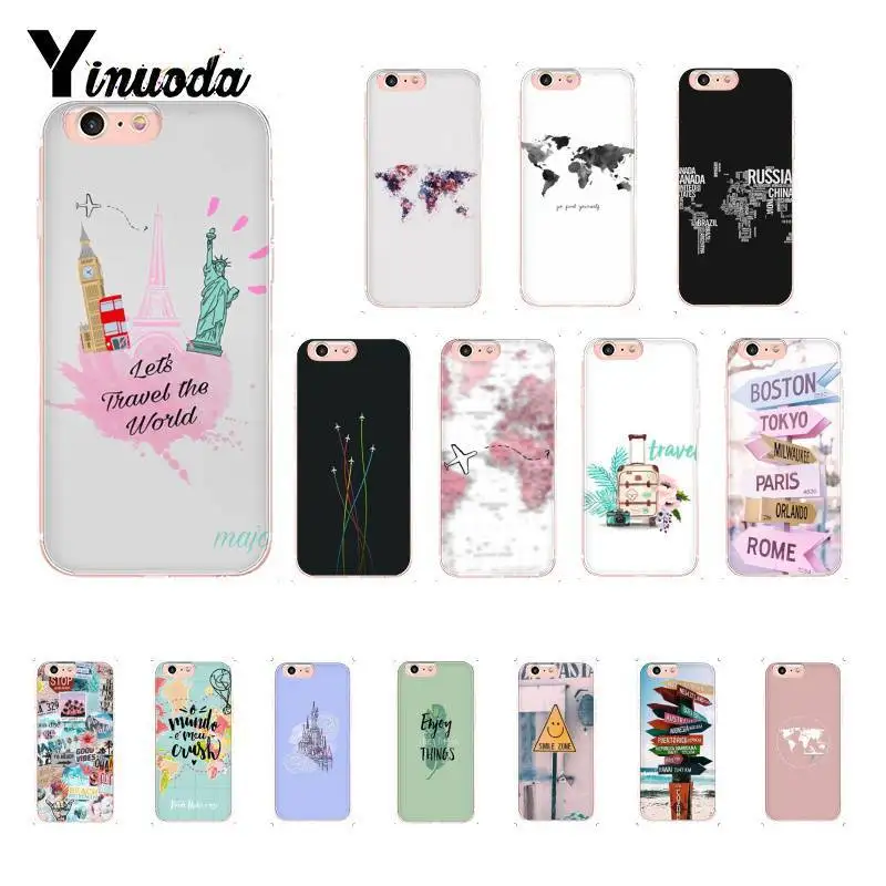 Мягкий чехол Yinuoda из ТПУ для iPhone 8 7 6 6S Plus X XS MAX 5 5S SE XR 10 11 11pro 11promax|Бамперы| |