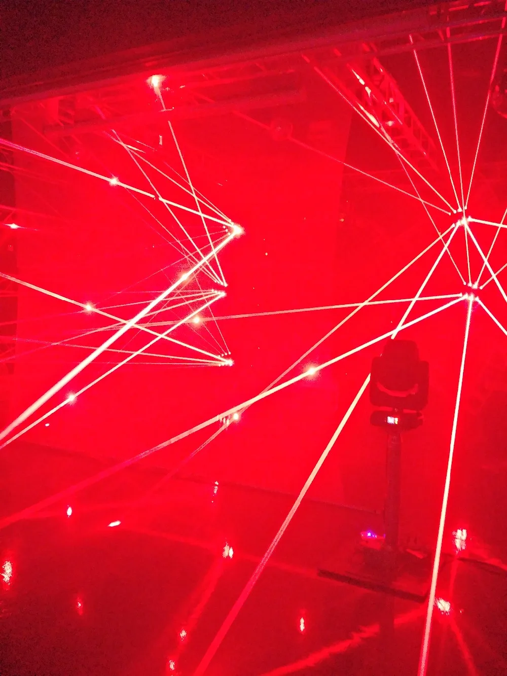 2 единицы Профессиональный перемещающаяся головка 8 шт Красный R637 200mW цветной