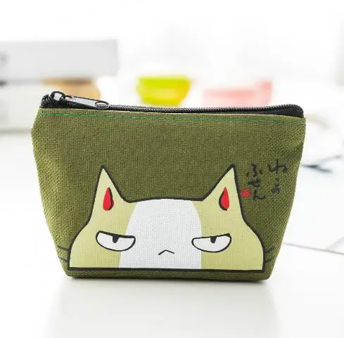 Кошелек для монет кошелек в Корейском стиле с героями мультфильмов кошка Модный