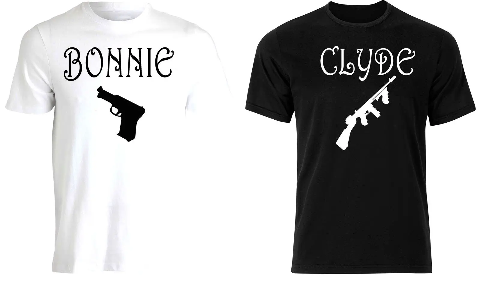 Мужская футболка с героями мультфильмов Bonnie & Clyde новая модная унисекс|Мужские