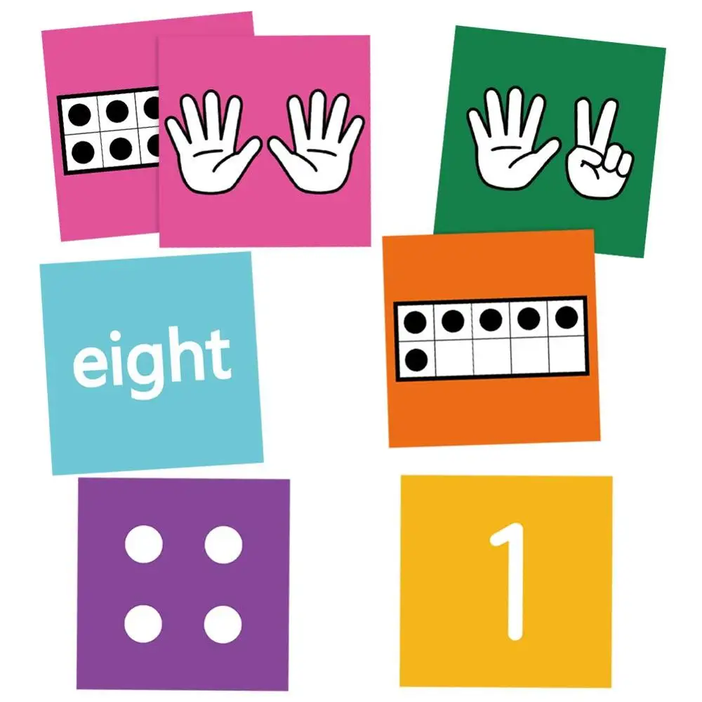 Visual Learning Number Path Pocket Chart - Early Math Skill Preschool Hanging Counting Toys, for Classroom Wall, Bulletin Board