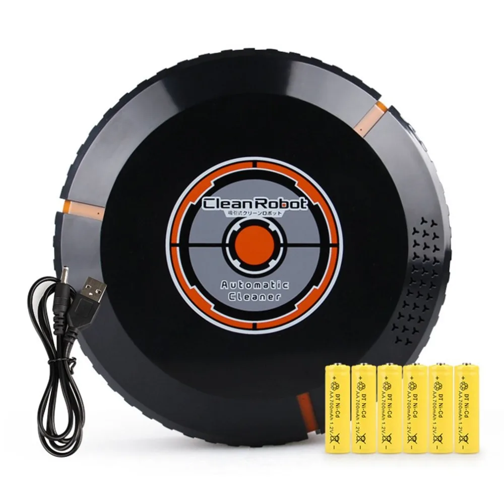 Full Automatic Intelligent Smart Cleaning Robot USB Charging Robotic Home Floor Vacuum Cleaner Dust Sweeper | Бытовая техника