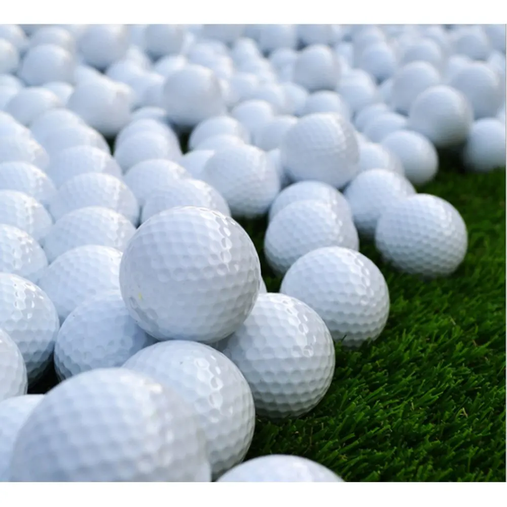 Трехкомпонентные белые теннисные мячи для гольфа surlyn  Спорт и