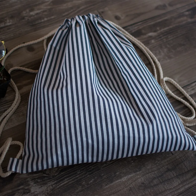 Дорожный рюкзак YILE из хлопка и льна на шнурке сумка для обуви с сортировкой