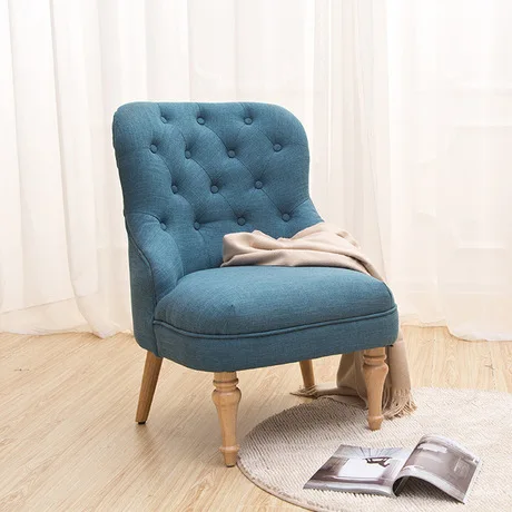 Living Room Sofas Home Furniture solid wood fabric sofa chair single muebles recliner canape salon modern sale | Мебель