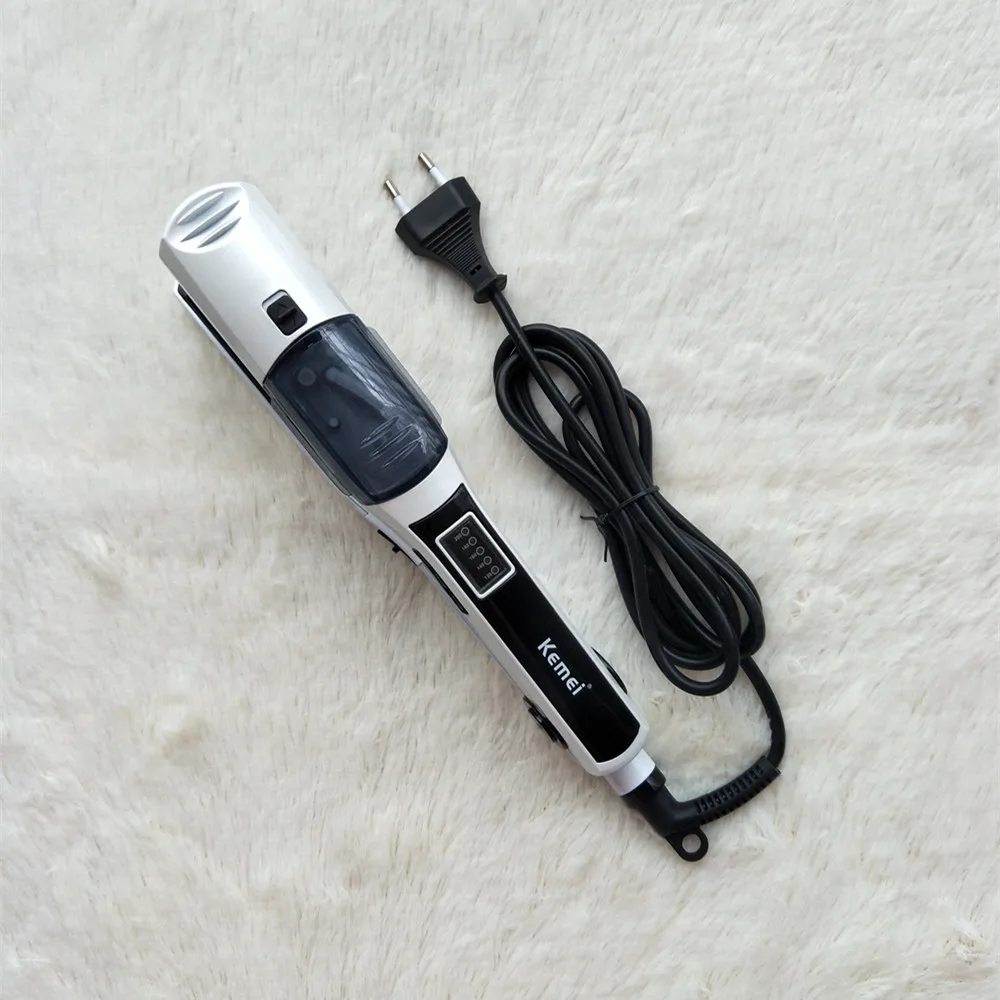 Водный увлажняющий выпрямитель для волос щетка с дисплеем контролем температуры