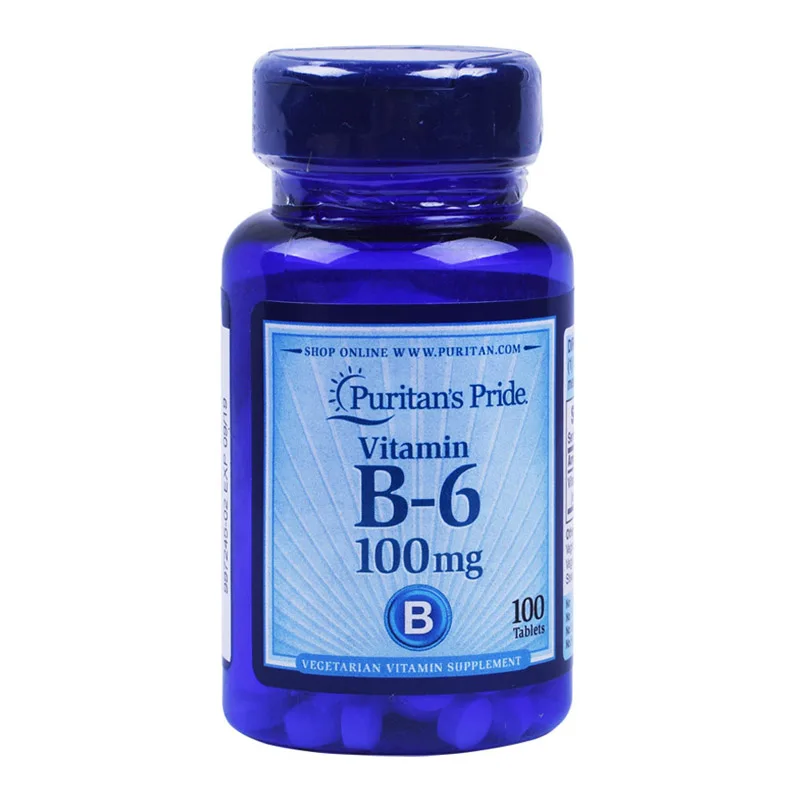 

Free shipping 100 tablets of vitamin B6, reduce acne marks, prevent hair loss
