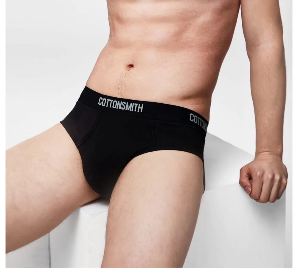 Xiaomi Cottonsmith мужские хлопковые трусы, быстросохнущие трусы, удобные дышащие сексуальные мужские трусы, 2 шт