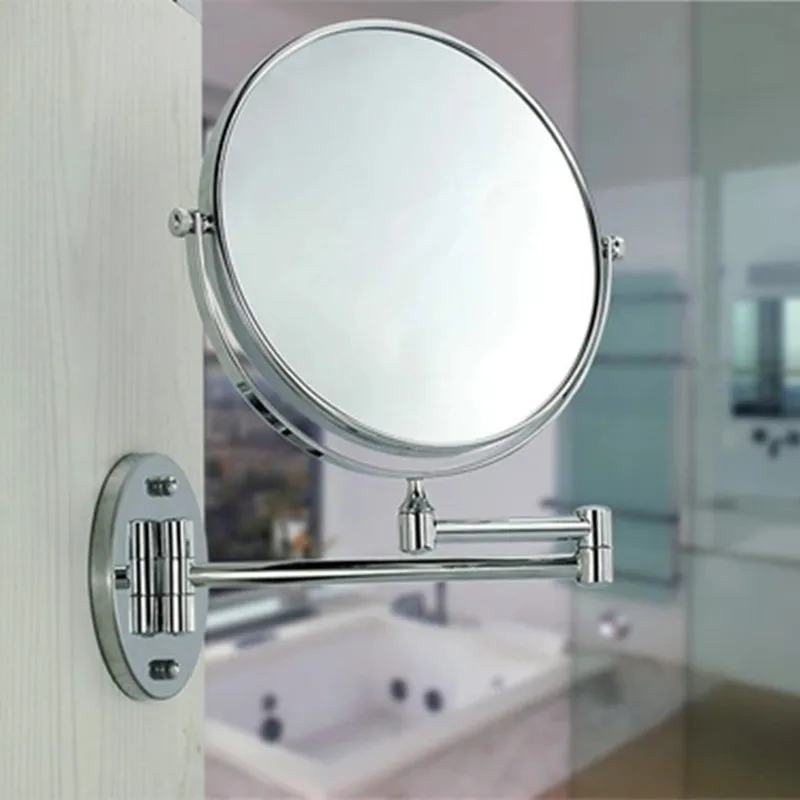 8 дюймовое настенное зеркало для ванной комнаты SpringQuan прозрачное макияжа бритья