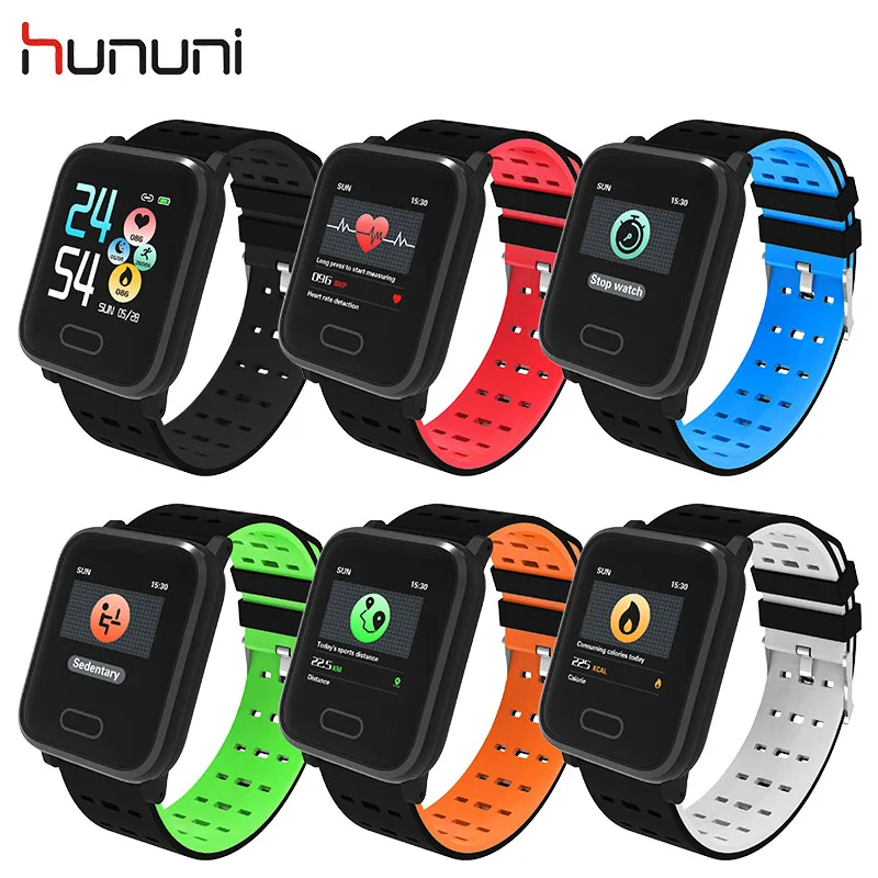 Новый умный Браслет Hununi HI16 спортивный фитнес трекер монитор сердечного ритма