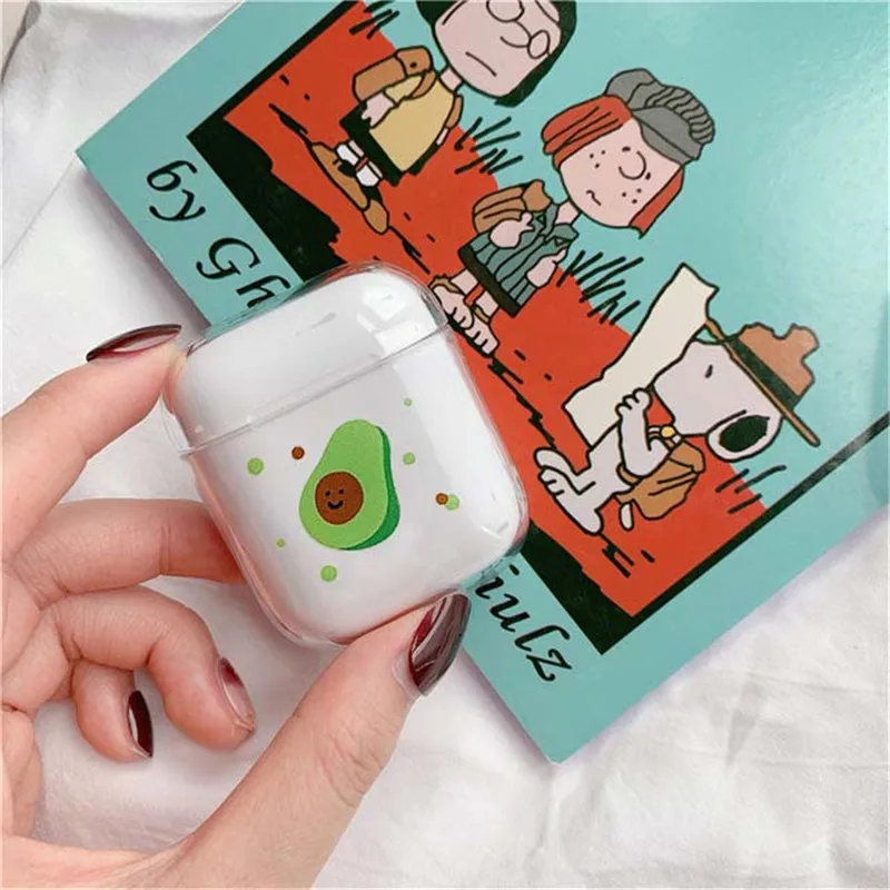 Для airpods чехол милый роскошный модный прозрачный жесткий чехол для Air Pods чехол Bluetooth беспроводные наушники для AirPod 2 Чехол