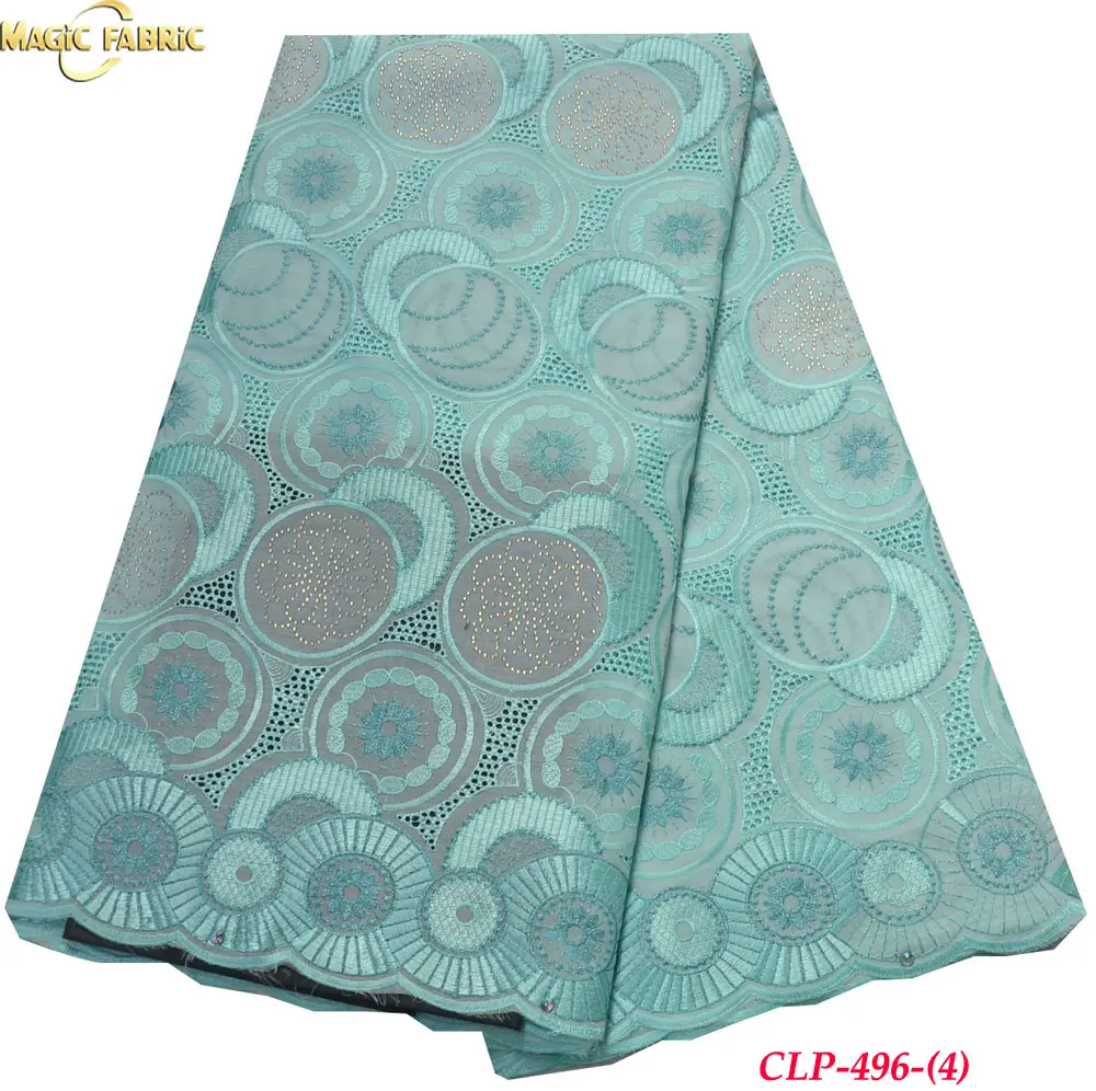 African Voile Lace Fabric 2019 High Quality Swiss lace In Switzerland Cotton Blue Dresses For Women CLP-496 | Дом и сад