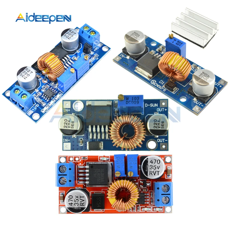 XL4015 5A DC to CC CV Lithium Battery Step Down Charging Board LED Power Converter Charger Module 5V-32V 0.8V-30V | Строительство и