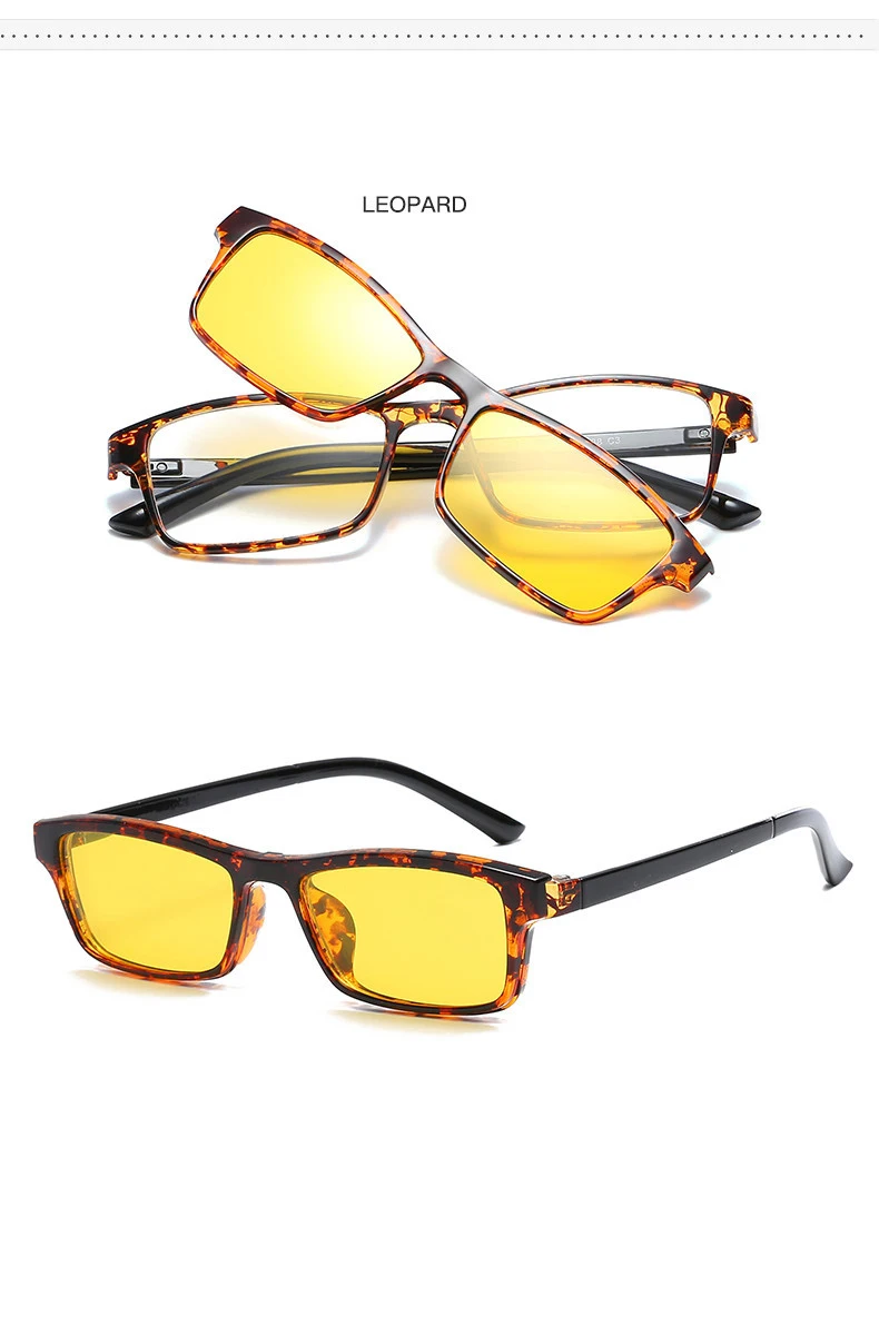 Optical Eyeglasses Frame Men Women Clip On Magnets Polarized Sunglasses Myopia Glasses Spectacle Frame For Male Female YQ127