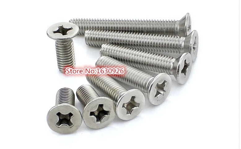 

Бесплатная доставка 100 шт./лот GB819 M3x10 мм M3 * 10 мм 304 винт из нержавеющей стали с плоской головкой и крестовой потайной головкой