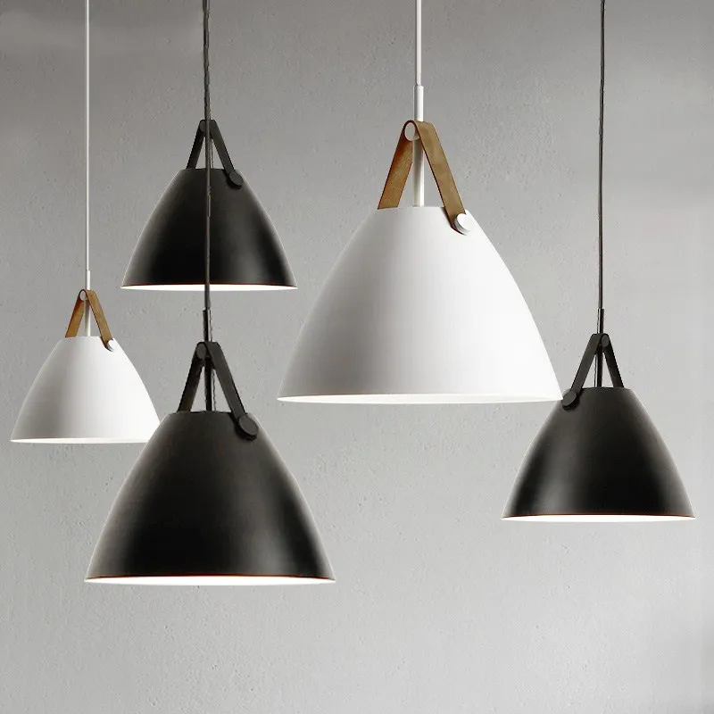 Скандинавский кулон &quotпояс&quot светильник алюминиевый подвесной светодиодный