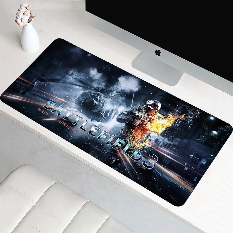 Siancs 80x40 см XL Battlefield 3 игровой коврик для мыши большой модный скоростного геймера