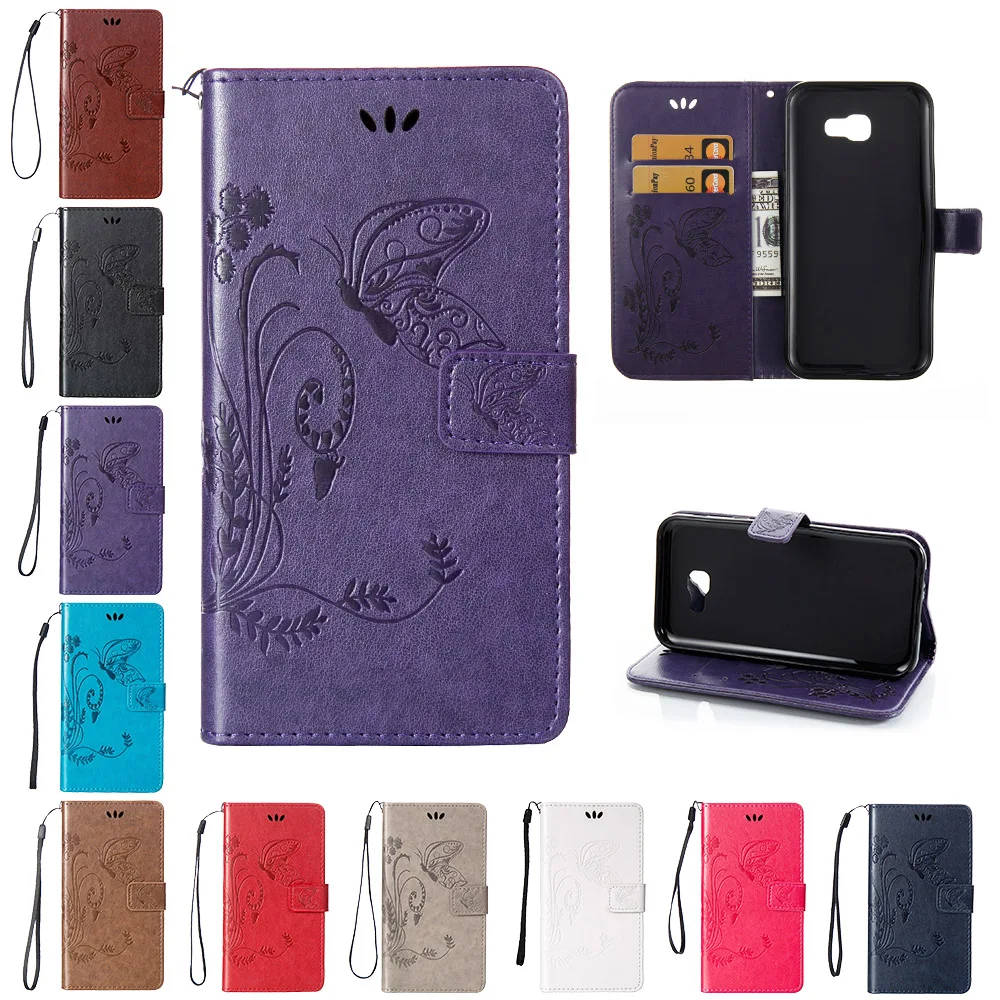 Flip Case for Samsung Galaxy A7 A 7 2017 720 SM-A720F/DS A720F/DS Phone Leather Cover A720 A77 SM-A720F Cases | Мобильные телефоны