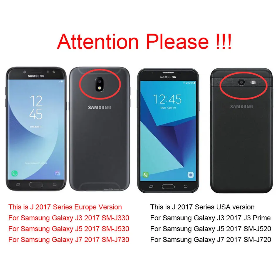 Чехол для samsung galaxy J3 J5 J7 2017 (ЕС) кожаный флип чехол Samsung Etui Fundas Telefoon