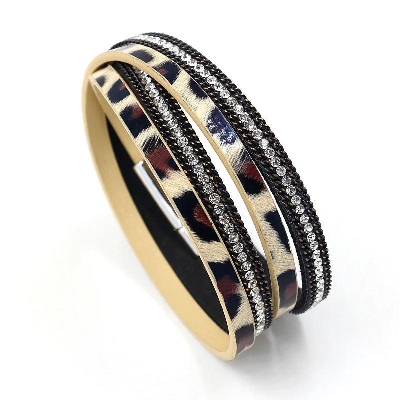 2021 модный кожаный браслет в стиле панк новейшие браслеты и для женщин на запястье