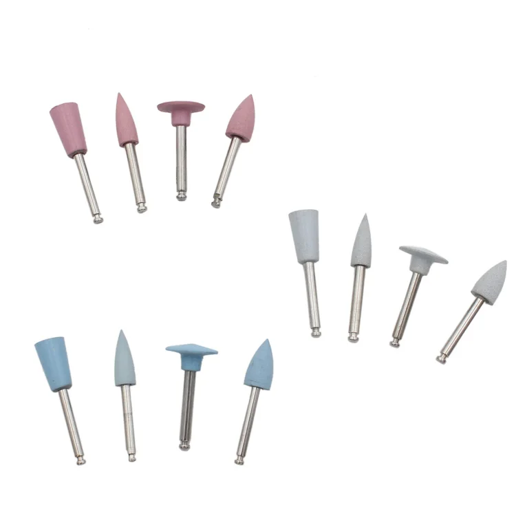 4 шт./лот зубные силиконовые шлифовальные головки полировщик зубов для