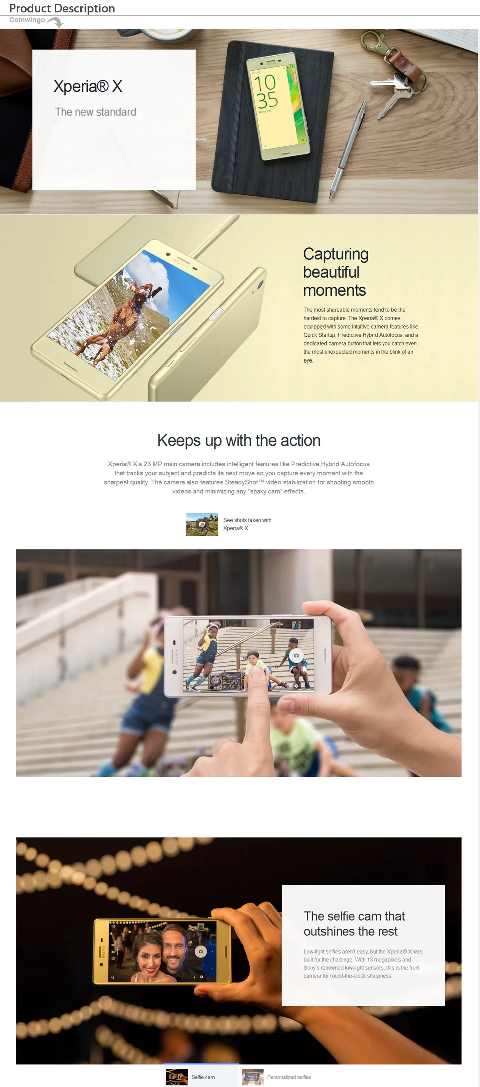 Мобильный телефон sony Xperia X F5121, 3 Гб ОЗУ, 32 Гб ПЗУ, 5,0 дюймов, Android, шестиядерный, камера 23 МП, 2600 мА/ч, с одной sim-картой