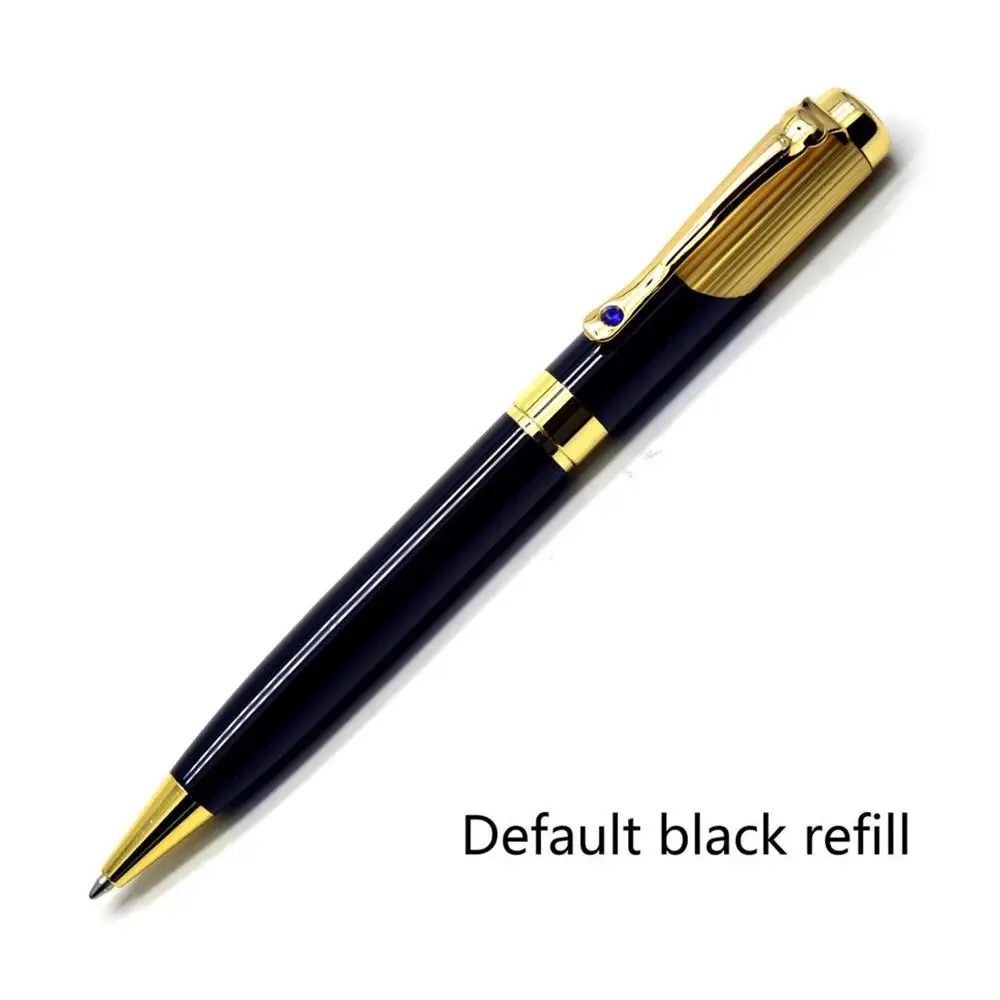 Pen - Black ink Guoyi D28 необычная металлическая шариковая ручка 0,7 мм перо обучения офиса для школы канцелярские принадлежности подарки роскошная ручка& Отель бизнес письма - Цвет: Pen - Black ink
