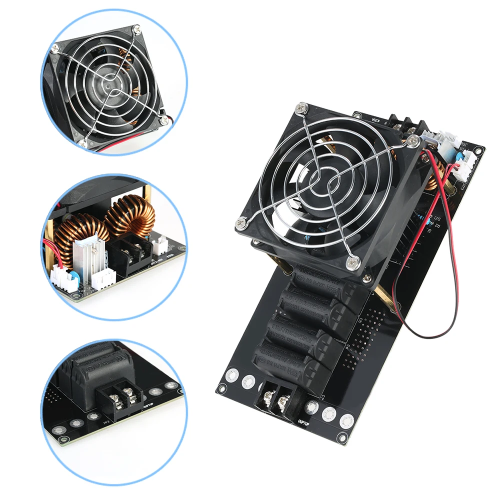 DC12 40V 1000W 20A звс индукционный нагрев Доска модуль нагреватель DIY Kit и дизайне