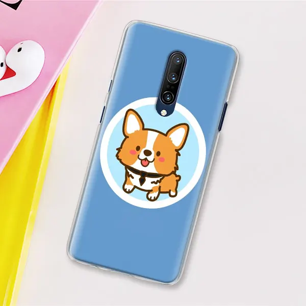 14 Мультяшная собака корги Шиба ину чехол для Oneplus 7 Pro 6 7 6T 5T жесткий чехол-накладка для мобильного телефона Coque - Цвет: 14