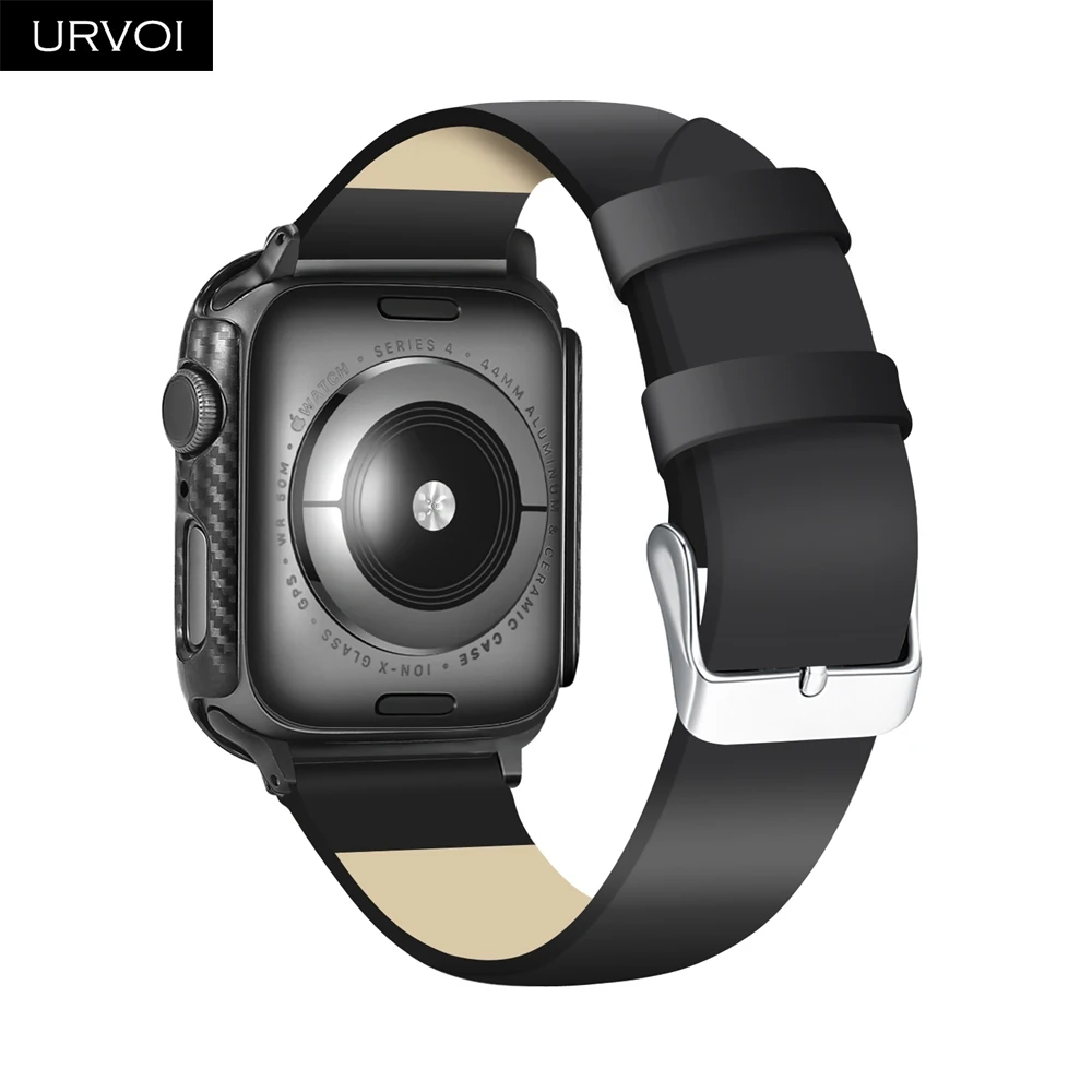 Чехол URVOI для Apple Watch series 6 SE 5 4 3 пластиковый бампер из стеклопластика протектор