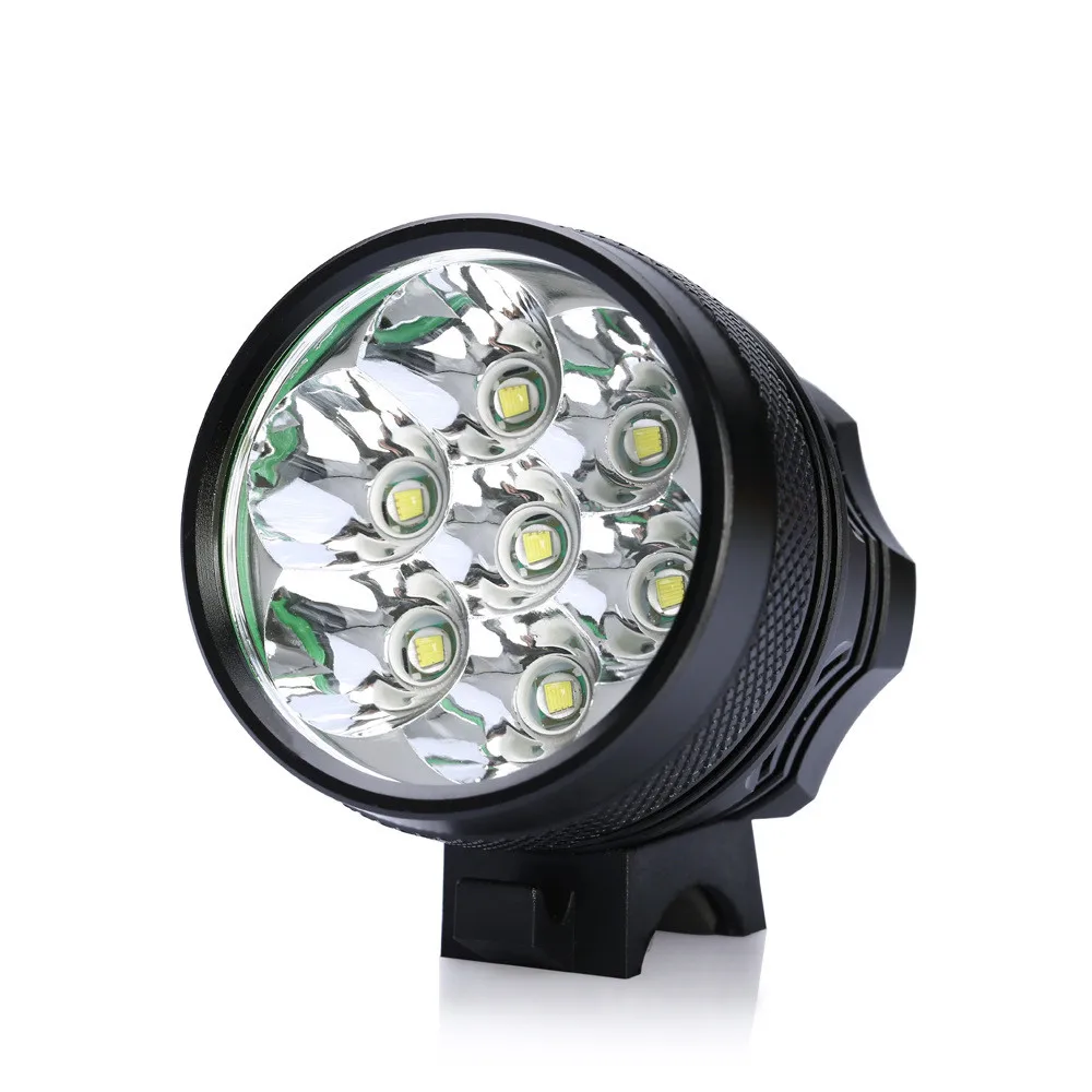 ISHOWTIENDA перезаряжаемый велосипедный фонарь передний руль 15000лм 7 x CREE XM-L T6 светодиодный 6x18650 велосипедный фонарь водонепроницаемая лампа