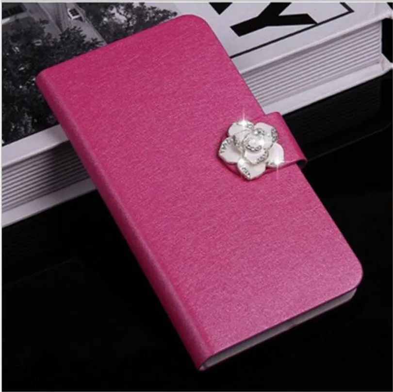 Шелковый Чехол-книжка с откидной крышкой и подставкой для Alcatel One Touch Pop 3 5015 4 Pixi 5045D