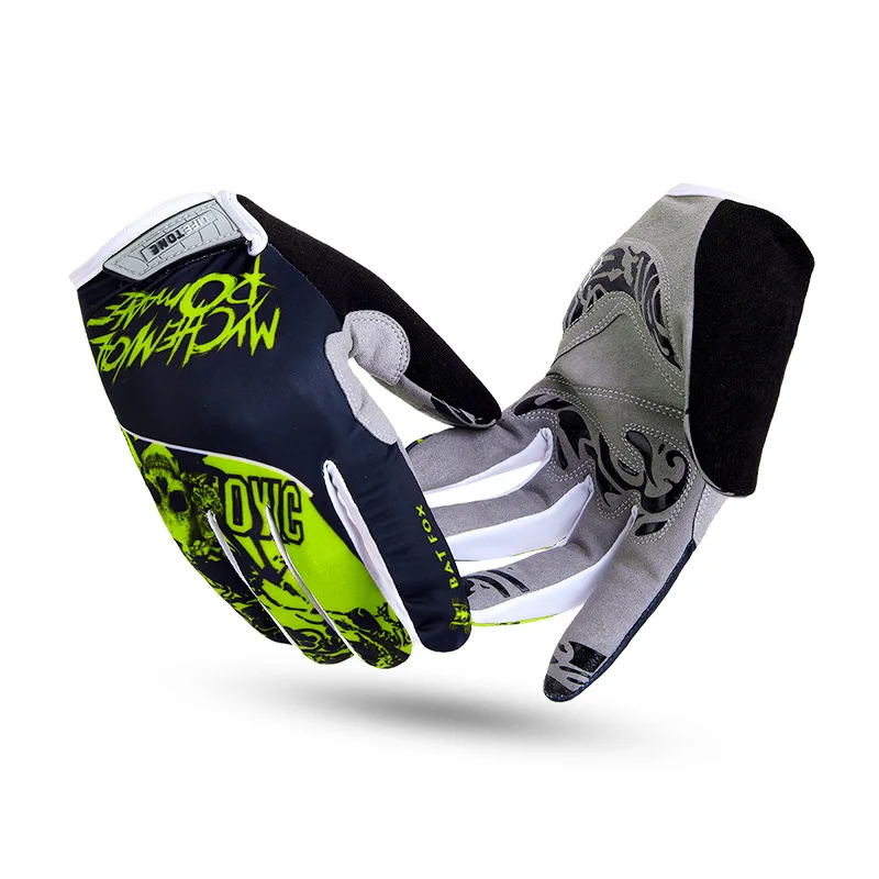 Batfox MTB велосипедные перчатки мужские Mountain спортивные дышащие Полный Finger дорожный