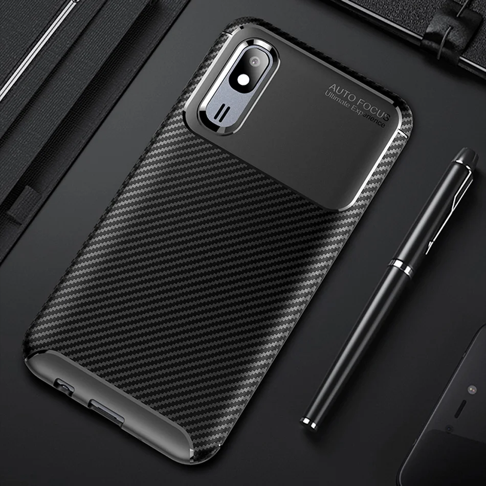 Бампер для A2 Core чехол из углеродного волокна Samsung Galaxy роскошный мягкий