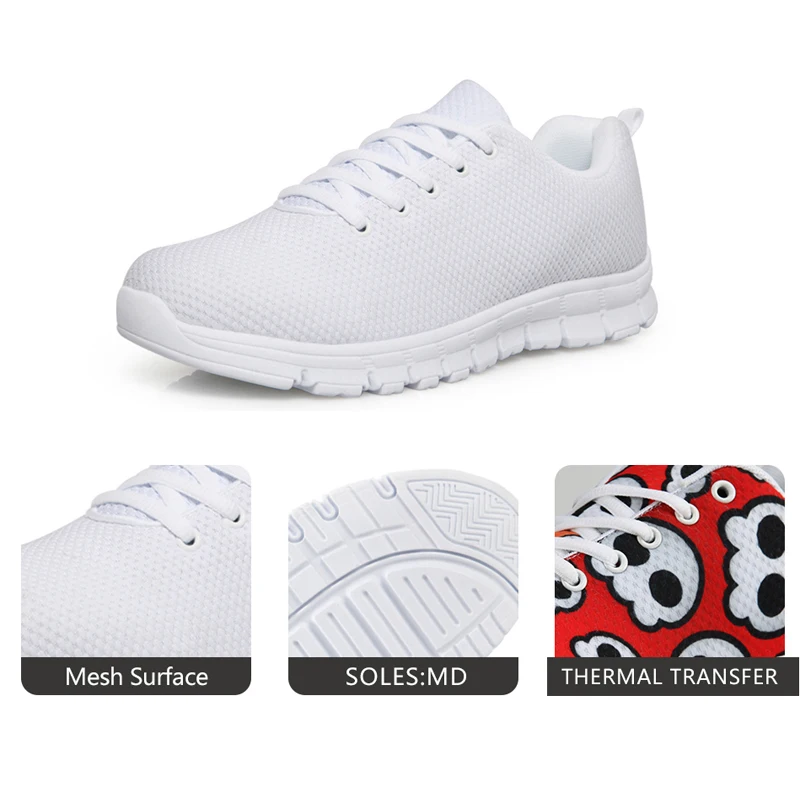 Женские туфли на плоской подошве FORUDESIGNS с рисунком животных мопса повседневные