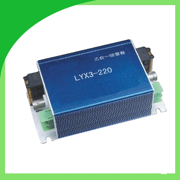 Proteção da Linha Três em um Dispositivo de Proteção contra Surtos de Sinal Telefônica Cctv Lyx3-220