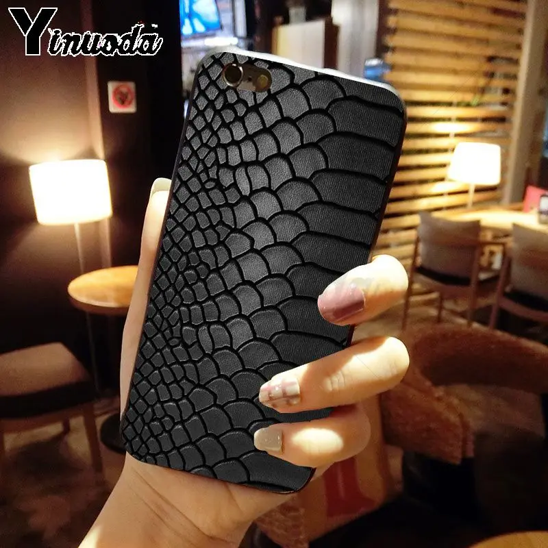 Yinuoda Мягкий силиконовый чехол из ТПУ для iPhone 5 5Sx 6 7 7plus 8 8Plus X XS MAX XR coque