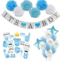 baby shower boy girl decorations set its a boy its a girl oh baby balloons gender reveal kids birthday party baby shower gifts