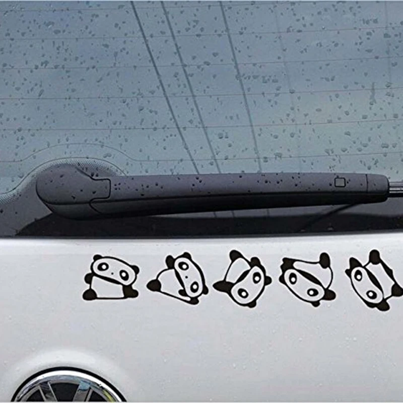 

Cute Panda Rolling Vinyl Bumper Sticker Trunk Window Car Sticker Decal Rear Window Car Sticker