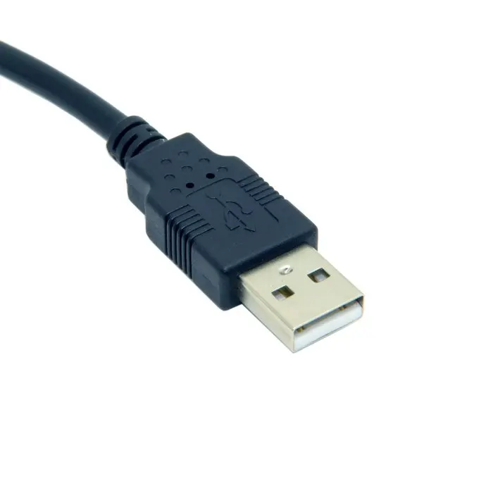 Кабель USB 2 0 A папа B левый угол 90 градусов для принтера сканера жесткого диска 50