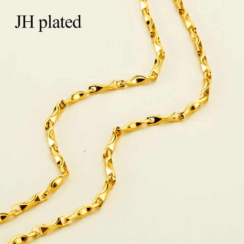 JHplated 2019 модное эфиопское ожерелье для женщин золотой цвет африканская цепь