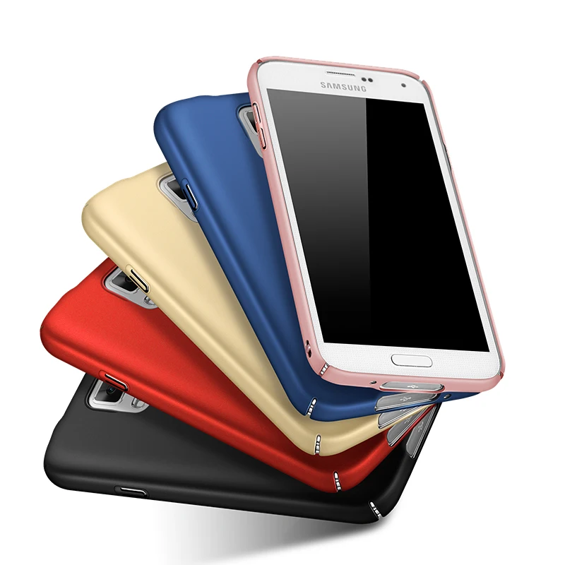 MAKAVO корпус для Samsung Galaxy S5 чехол 360 полная защита тонкий Матовый твердый