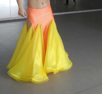 orange vs yellow Новые костюмы для танца живота сексуальный старший лед шелковый танец живота юбка для женщин юбки танец живота бесплатно, чтобы сделать TH210B - Цвет: orange vs yellow