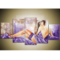 100 hand painted nude figure oil painting on canvas modern abstract painting art home decoration gift stretched on wooden