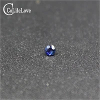 small round cut natural sapphire loose gemstone 1mm sapphire loose stone from biggest sapphire mine in china
