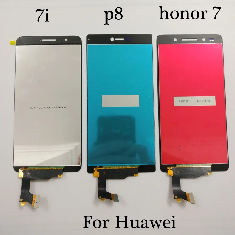 Для Huawei Honor 7 7i P8 ЖК-дисплей + сенсорный экран дигитайзер для сборки ATH-CL00 ATH-UL00 ATH-TL00