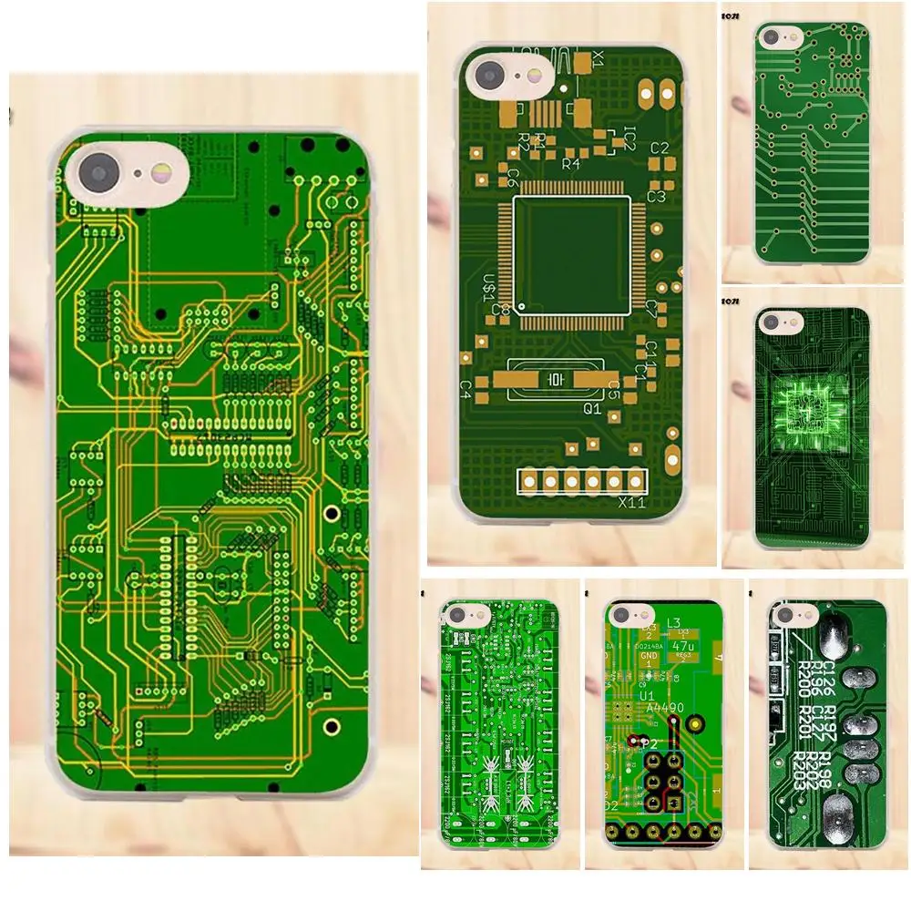 Maerknon для Apple iPhone 4 4S 5 5C SE 6 6S 7 8 Plus X LG G4 G5 G6 K4 K7 K8 K10 термополиуретановая печатная плата