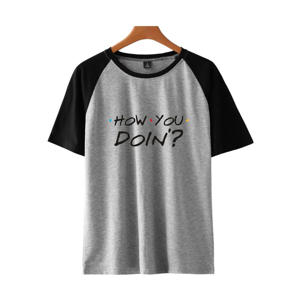 Мужская/Женская хлопковая футболка с коротким рукавом и реглан Friends Ill Be There for You